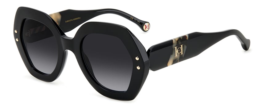 CAROLINA-0126/S WR7*9O BLACK HAVANA(DARK GREY SHADED 52*24, Negro, hi-res image number 0